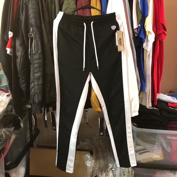 Other - Track Pants II - Black/White Other - Track Pants II - Black/White